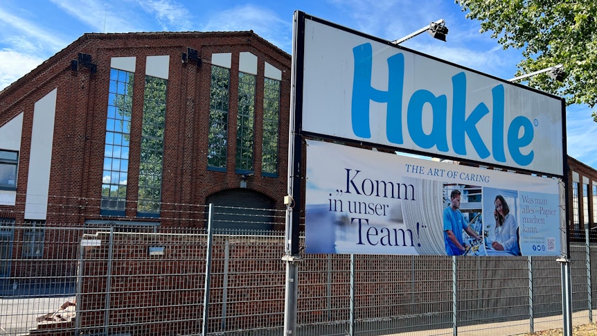 Die Firma Hakle hat ein Insolvenzverfahren in Eigenverwaltung beantragt. Das Foto zeigt die Zentrale in Düsseldorf.
