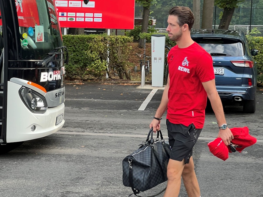 Mark Uth reiste am 7. September 2022 mit dem 1. FC Köln nach Nizza.