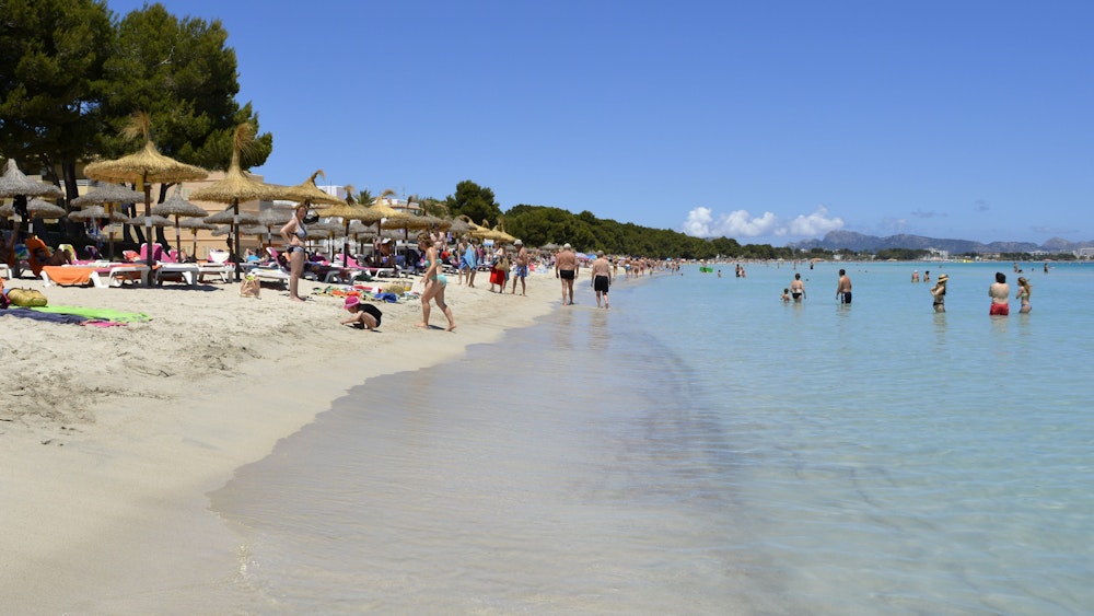 Ärger am belibten Strand an der Playa de Muro auf Mallorca (hier ein Archivfoto).