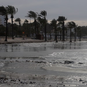 Bei einem Unwetter auf Mallorca sind zwei Urlauber ums Leben gekommen. Hier ein Archivfoto von einem Unwetter auf der Insel.