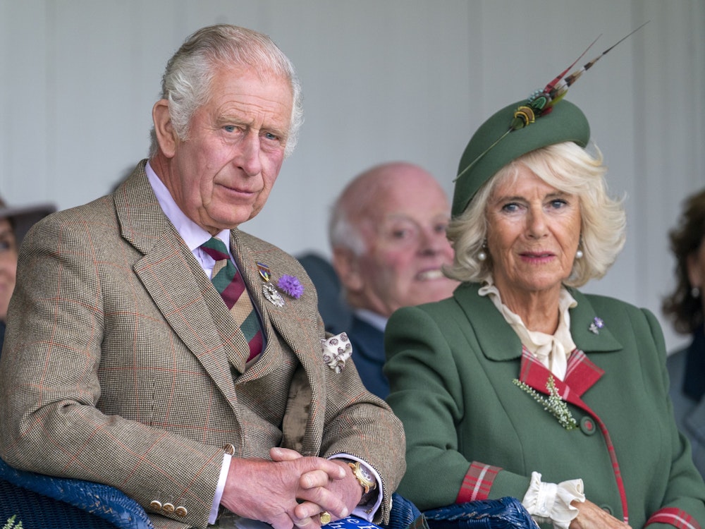 König Charles III. und Camilla besuchen das Braemar Royal Highland Gathering im Princess Royal and Duke of Fife Memorial Park.