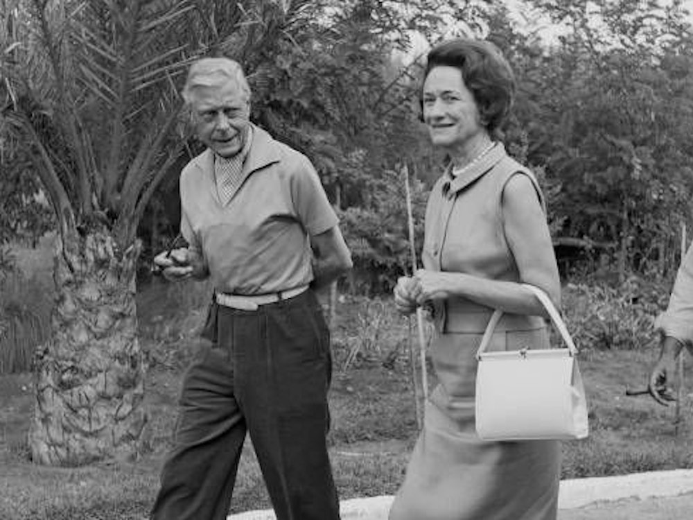 Edward VIII, Duke of Windsor (1894 - 1972) und seine Frau Wallis Simpson, Duchess of Windsor (1896 - 1986), 1963 im Spanien-Urlaub