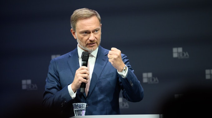 Finanzminister Christian Lindner (FDP) beim Deutschen Arbeitgebertag am 13. September 2022 in Berlin.