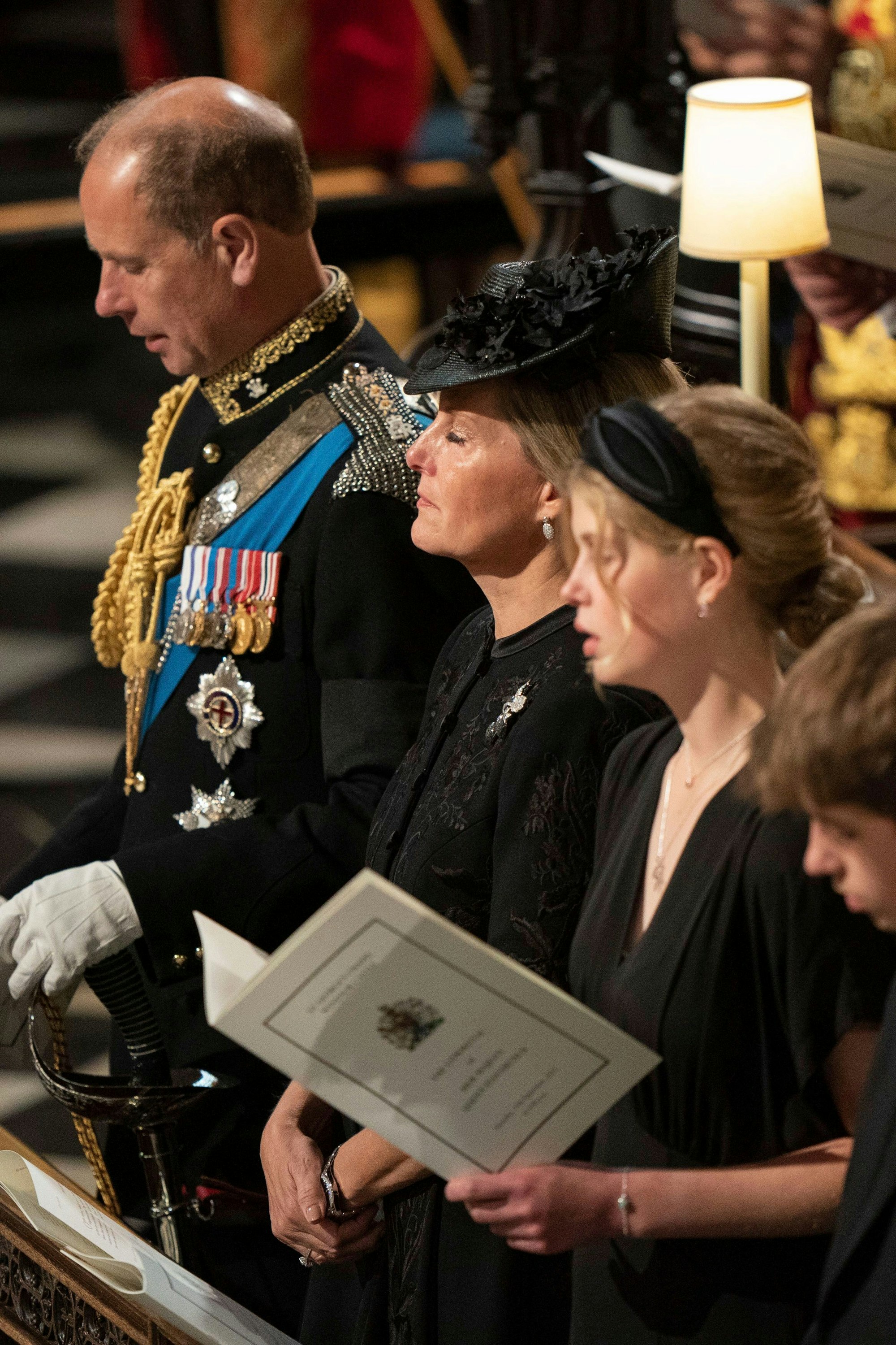 Der jüngste Sohn der Queen: Prinz Edward mit Ehefrau Sophie und den gemeinsamen Kindern Louise und James.