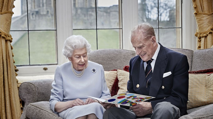 Nun sind sie wieder vereint: Elizabeth II. und ihr Ehemann Prinz Philip anlässlich ihres 73. Hochzeitstages am 20. November 2020.