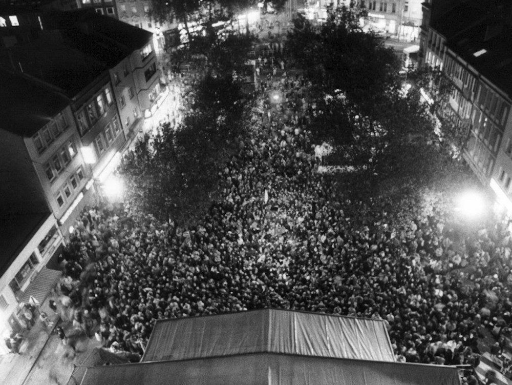 Arsch huh Kundgebung 1992 in Köln.