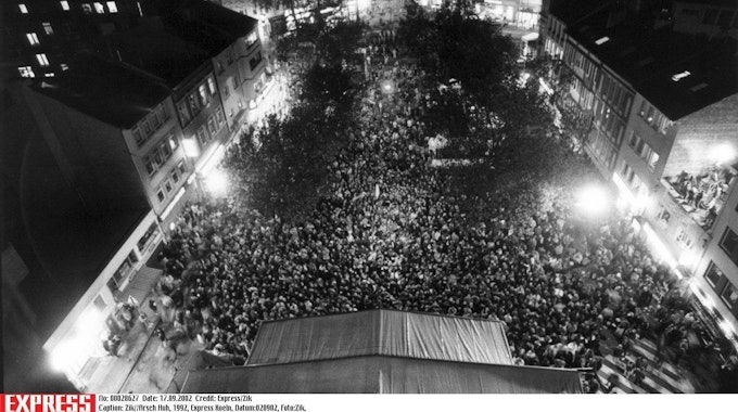 Arsch huh Kundgebung 1992 in Köln.