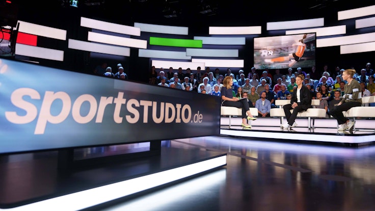 Eine Aufnahme des „Aktuellen Sportstudio“ im ZDF am 17. September 2022.