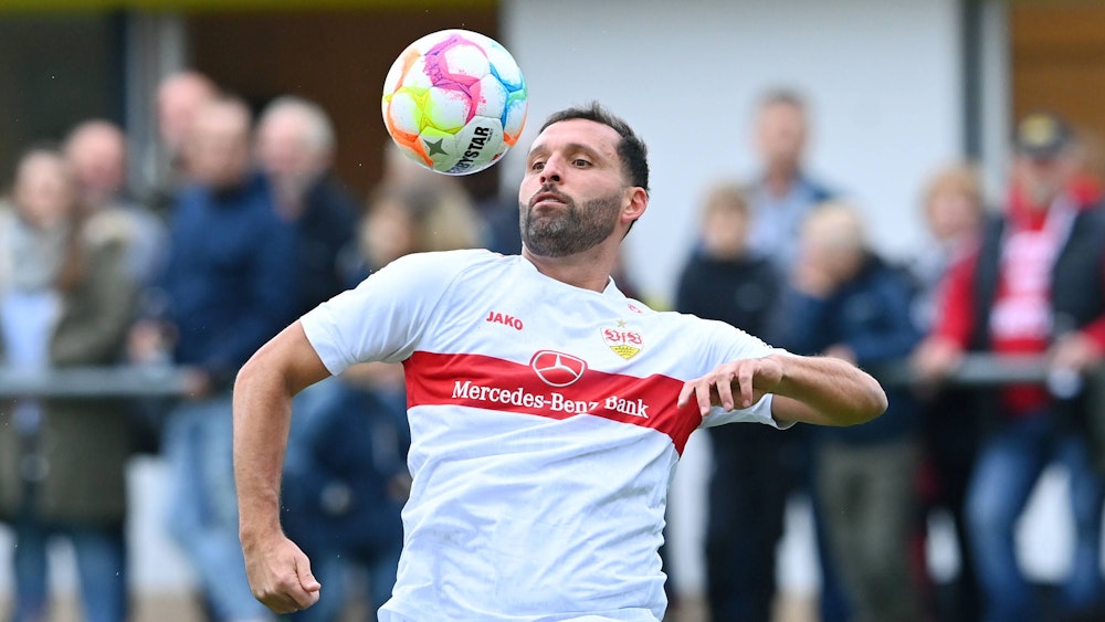 Kevin Kuranyi beim Amateurduell zwischen der Traditionsmannschaft des VfB Stuttgart und dem SV Poltringen.
