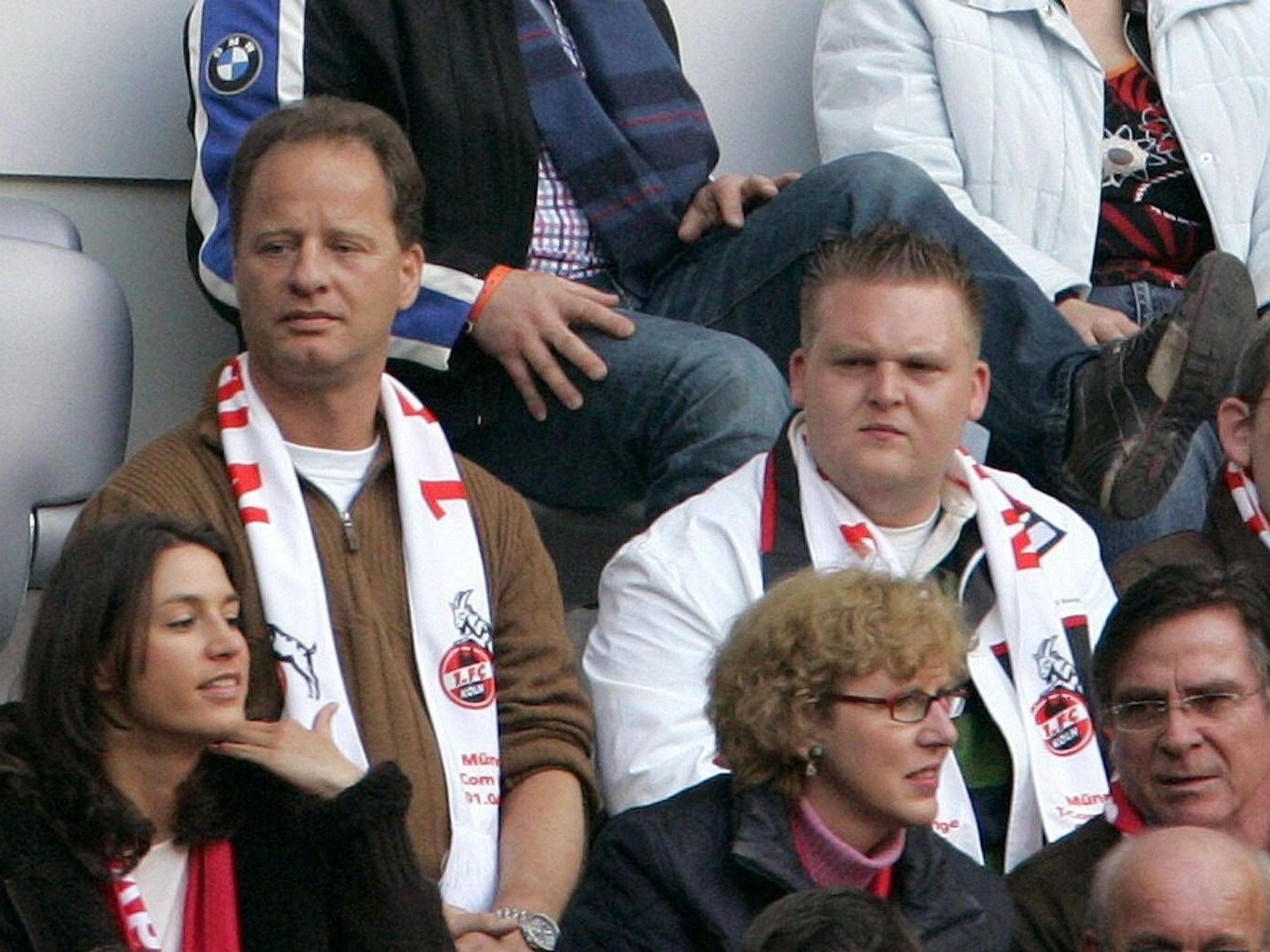 Tom Gerhard und Axel Stein 2006 bei einem FC-Spiel.