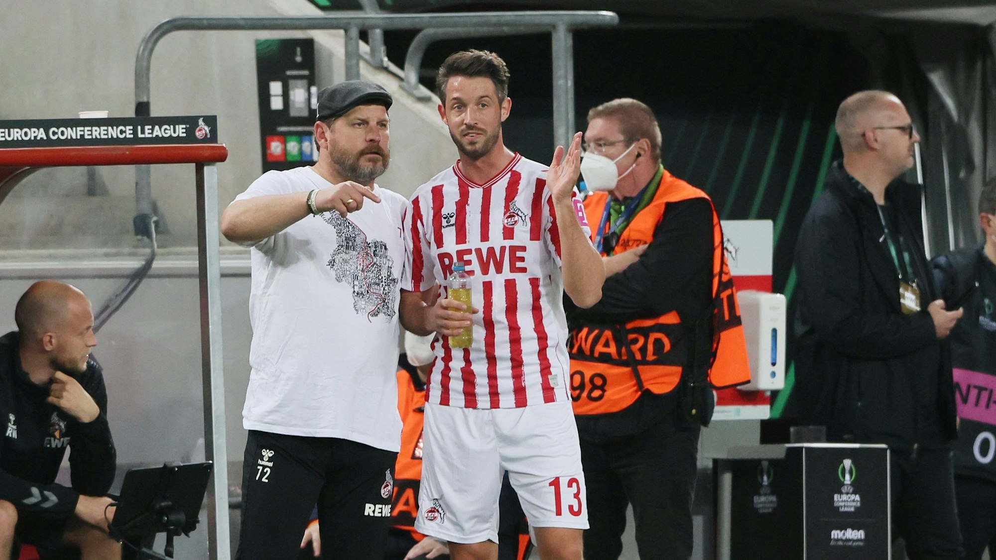 FC-Coach Steffen Baumgart wechselte Mark Uth am Donnerstag (6. Oktober 2022) gegen Partizan Belgrad nach 71 Minuten ein.