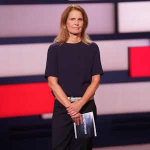 Katrin Müller-Hohenstein moderiert das ZDF-„Sportstudio“.