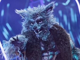 Die Figur "Der Werwolf" steht in der Prosieben-Show "The Masked Singer" auf der Bühne.