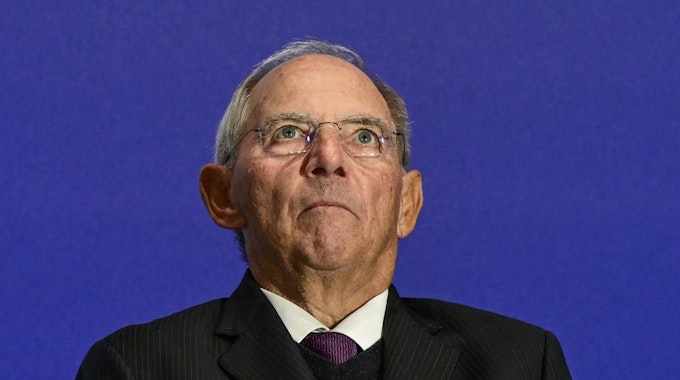 Wolfgang Schäuble bei einer Veranstaltung in Berlin am 26. September 2022.