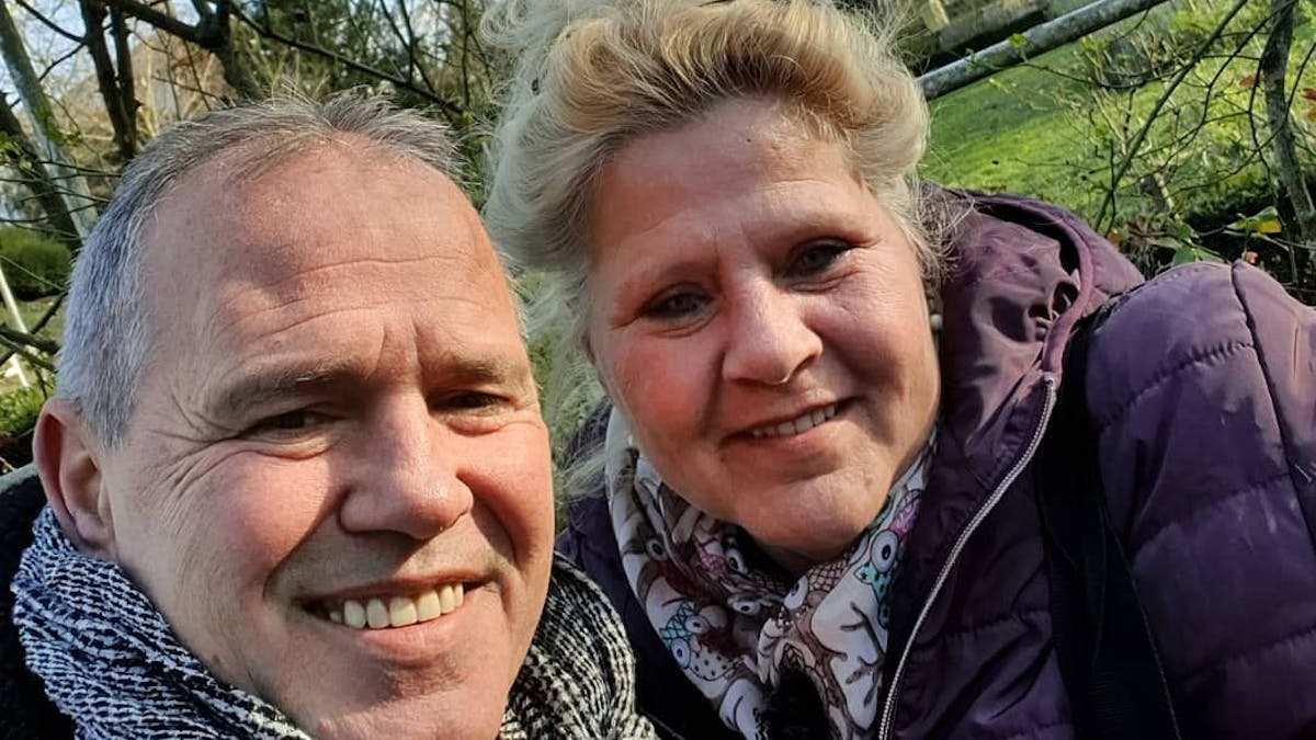 Harald Elsenbast und Silvia Wollny auf einem Instagram-Foto vom Februar 2020 in der Natur.&nbsp;