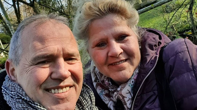Harald Elsenbast und Silvia Wollny auf einem Instagram-Foto vom Februar 2020 in der Natur.
