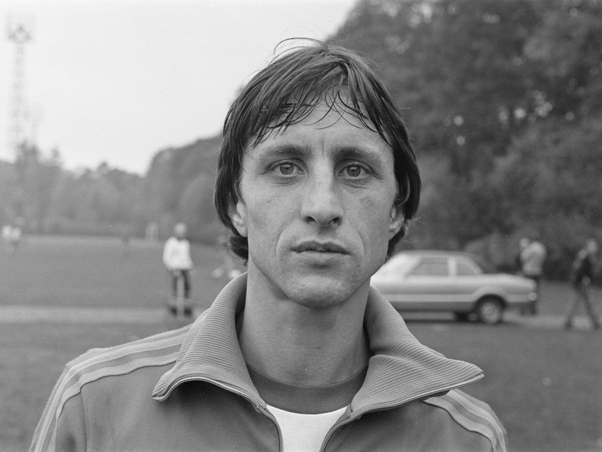 Johan Cruyff posiert für eine Porträt-Aufnahme am 25. Oktober 1977 in Utrecht.