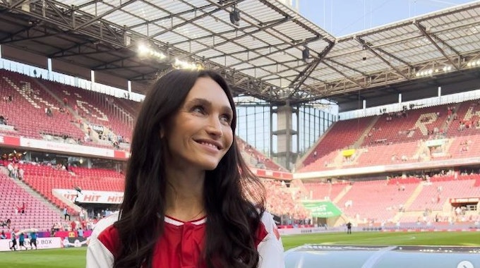 Anna Adamyan, hier auf einem Instagram-Beitrag. Sie ist die Ehefrau von Sargis Adamyan (1. FC Köln).