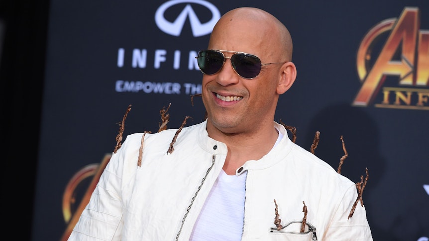Vin Diesel kommt zur Weltpremiere des Films „Avengers: Infinity War“.