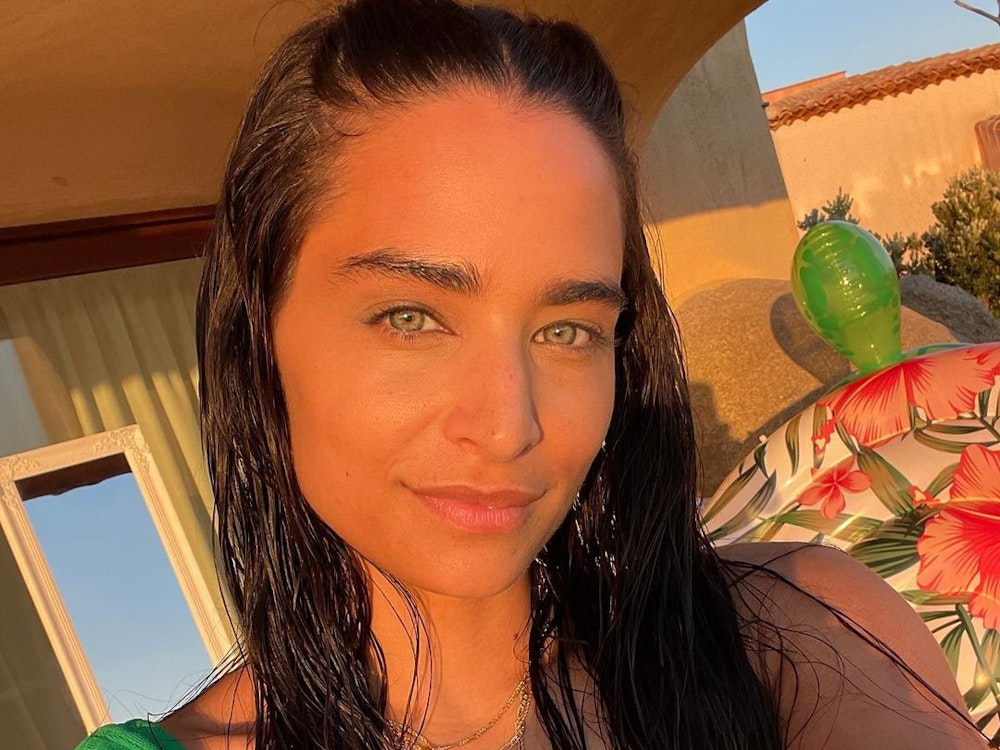 Amira Pocher auf einem Instagram-Selfie vom Juli 2022.