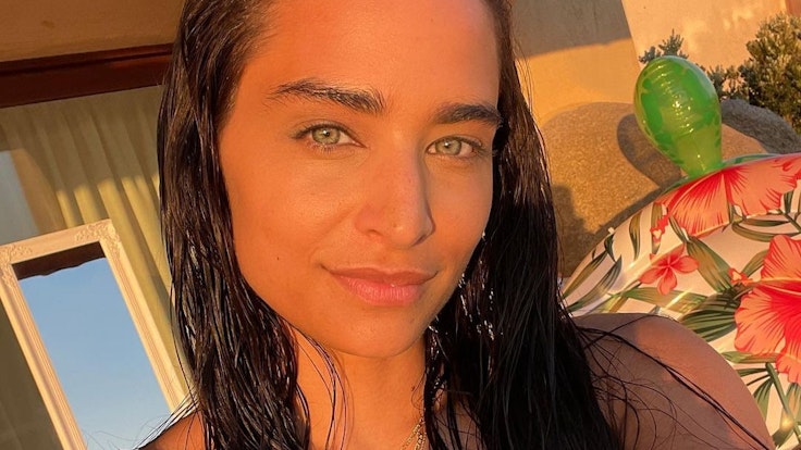 Amira Pocher auf einem Instagram-Selfie vom Juli 2022.
