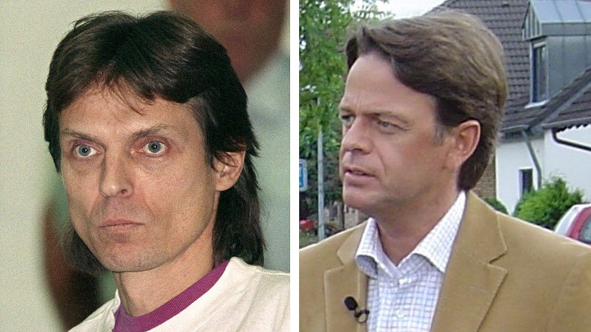 Wurden 1978 verwechselt: RAF-Terrorist Christian Klar (li) und Moderator Rudi Cerne (re)