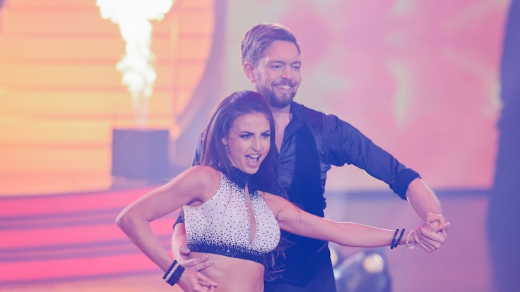Bastian Bielendorfer und Ekaterina Leonova tanzen in der RTL-Tanzshow „Let’s Dance“.
