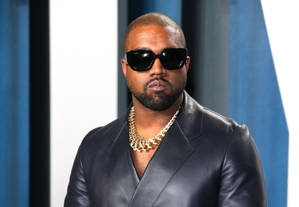 Kanye West bei der „Vanity Fair“-Oscar-Party 2020.