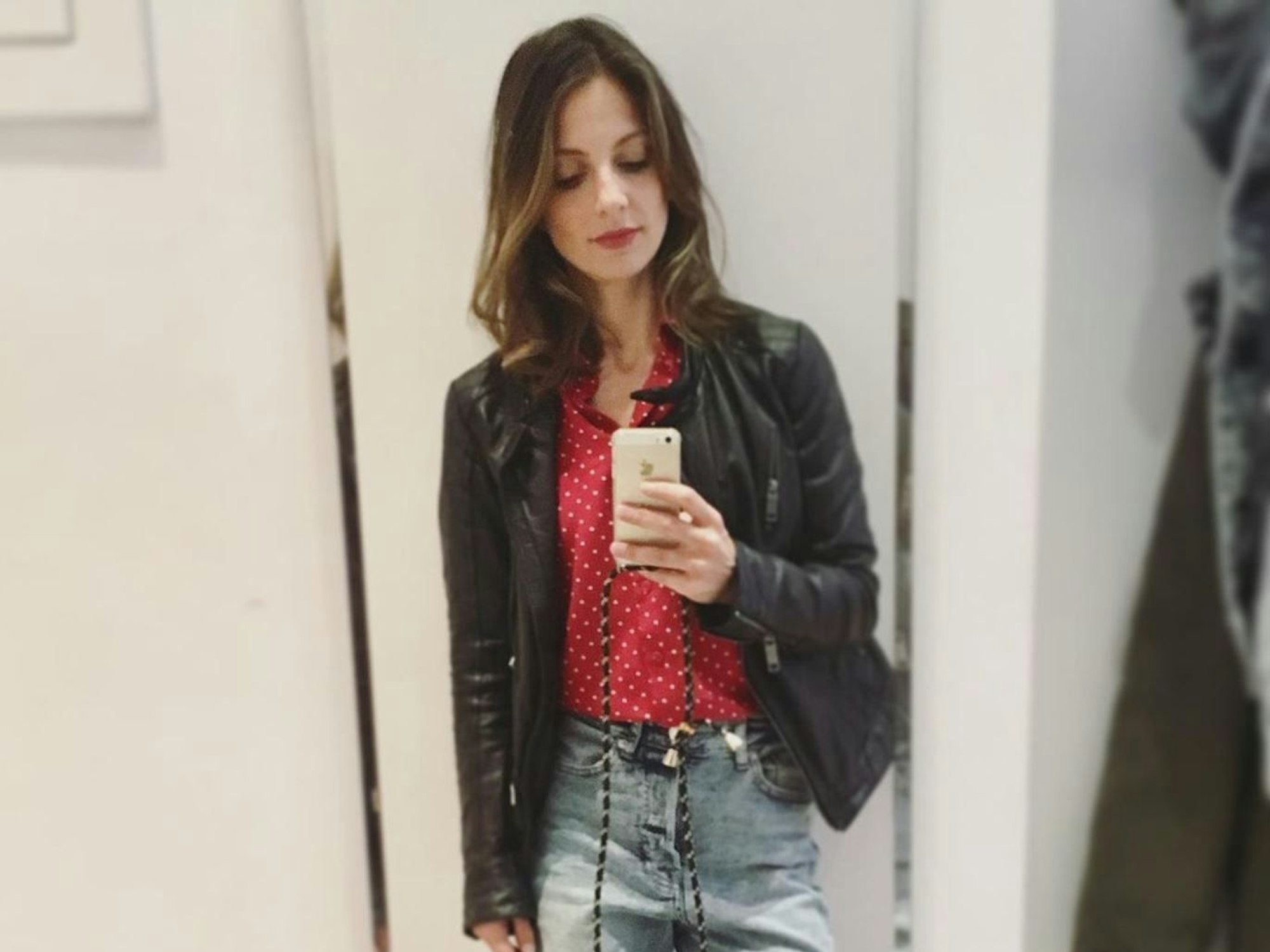 Romina Langenhan auf einem Instagram-Selfie aus dem jahr 2019.