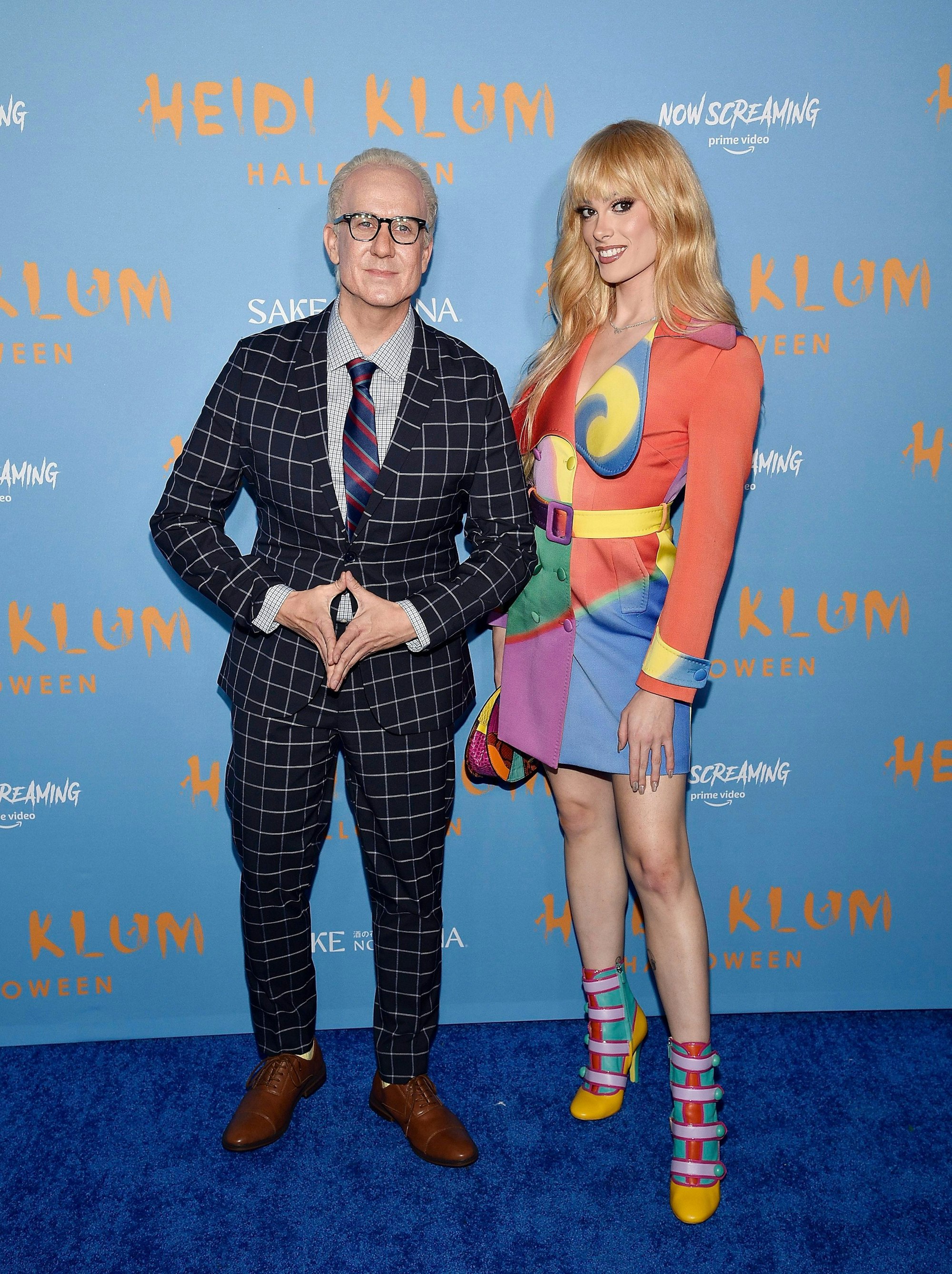 Modedesigner Jeremy Scott, und Dragqueen Gigi Goode auf Heidi Klums Halloween-Party 2022