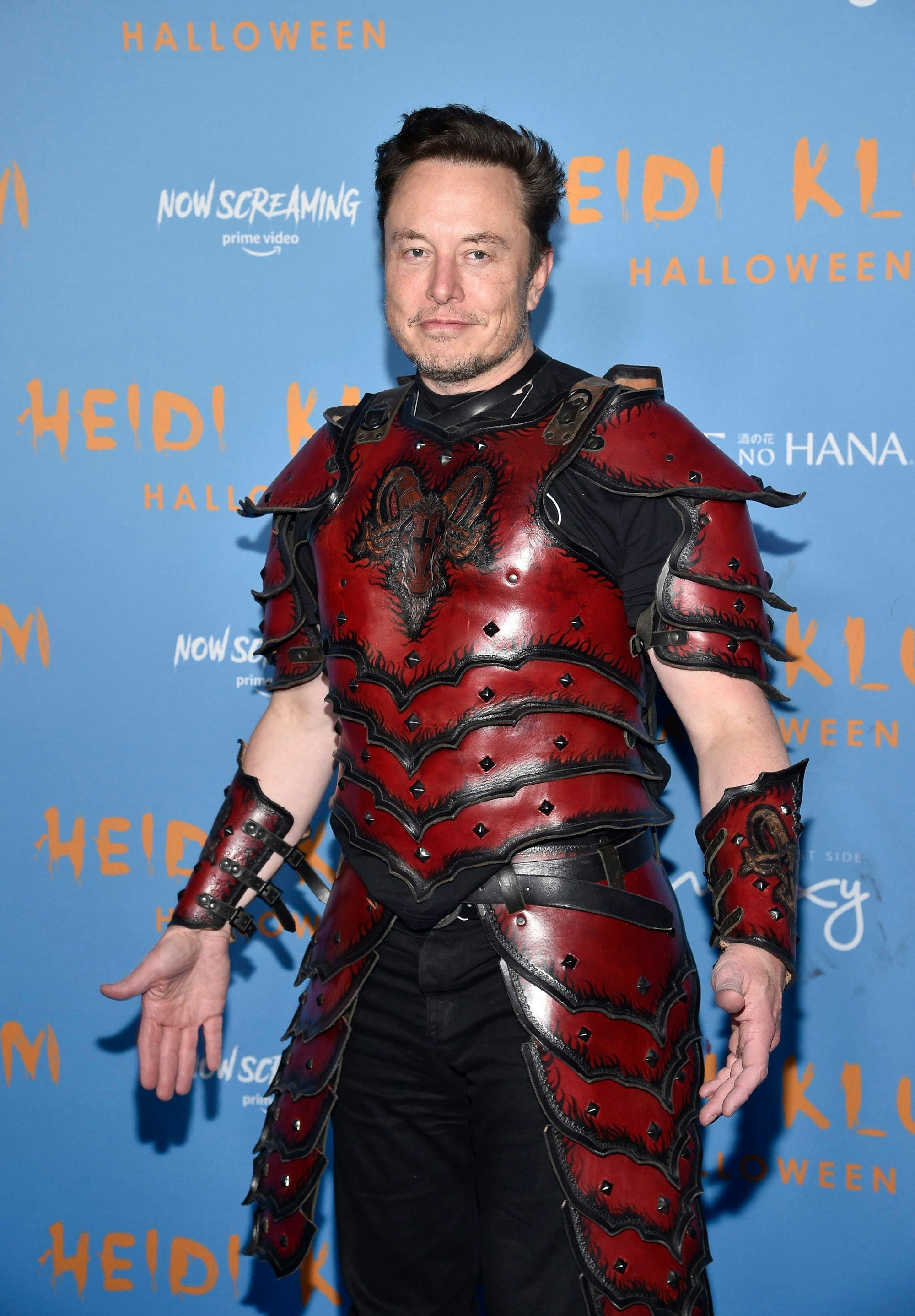 Auch Elon Musk gab sich verkleidet die Ehre auf der Halloween-Party von Heidi Klum in New York am 31. Oktober 2022.