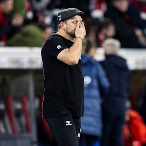 Steffen Baumgart nach der 0:2-Niederlage gegen den SC Freiburg am 6. November 2022.