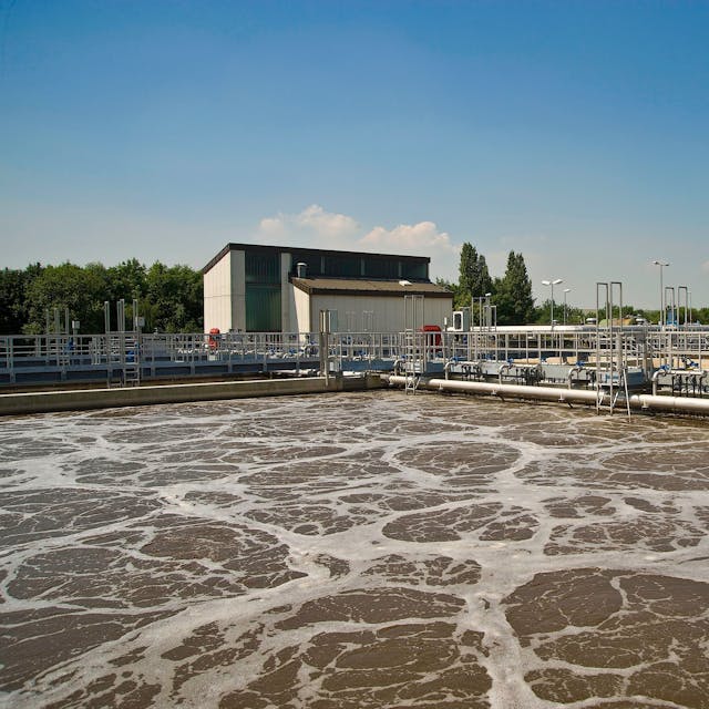 Das Bild zeigt das Klärwerk Stammheim der Stadtentwässerungsbetriebe Köln.&nbsp;