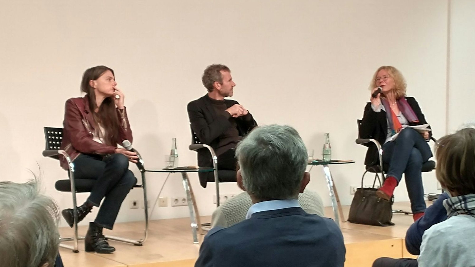 Christiane Florin (links), Joachim Frank und Tine Stein