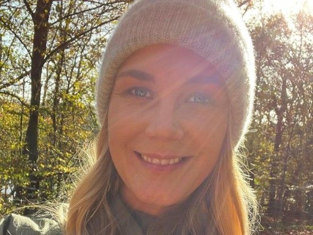Moderatorin Alina Merkau, hier auf einem Instagram-Selfie vom 7. November, begeisterte ihre Fans mit einem hautengen Outfit.