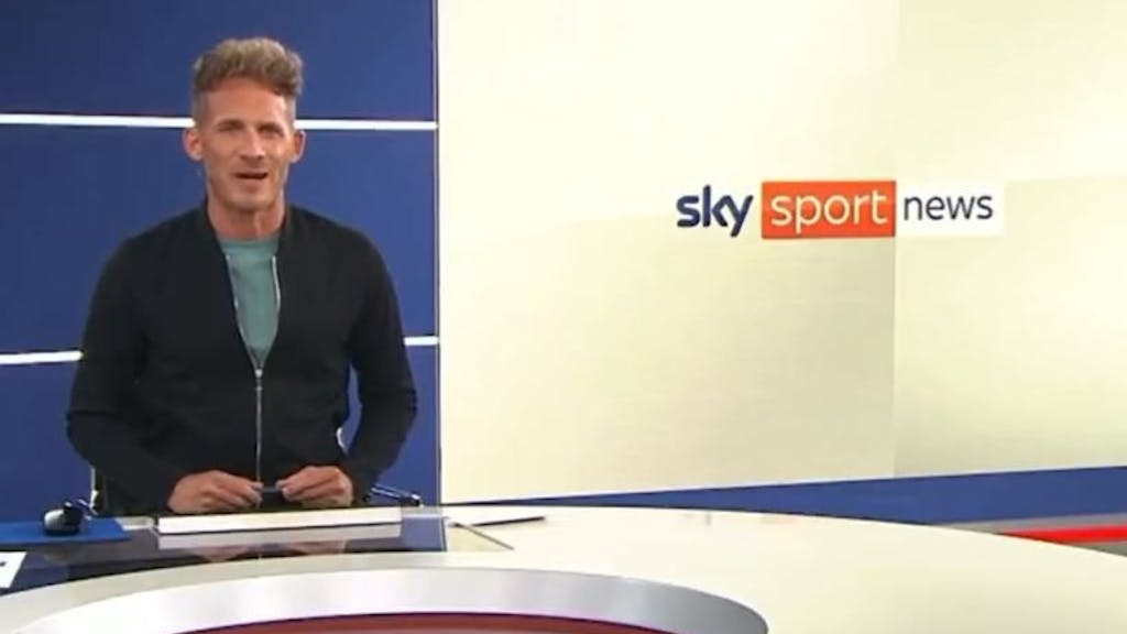 Thomas Fleischmann moderiert auf Sky Sport News HD.