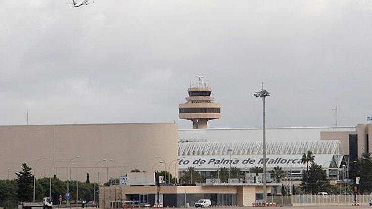 Der Flughafen auf Mallorca.