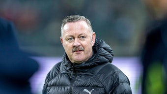 Roland Virkus, Sportdirektor von Fußball-Bundesligist Borussia Mönchengladbach. Dieses Foto zeigt den 55-Jährigen am 4. November 2022 im Borussia-Park.