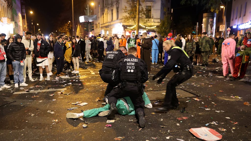 Polizeieinsatz an Karneval