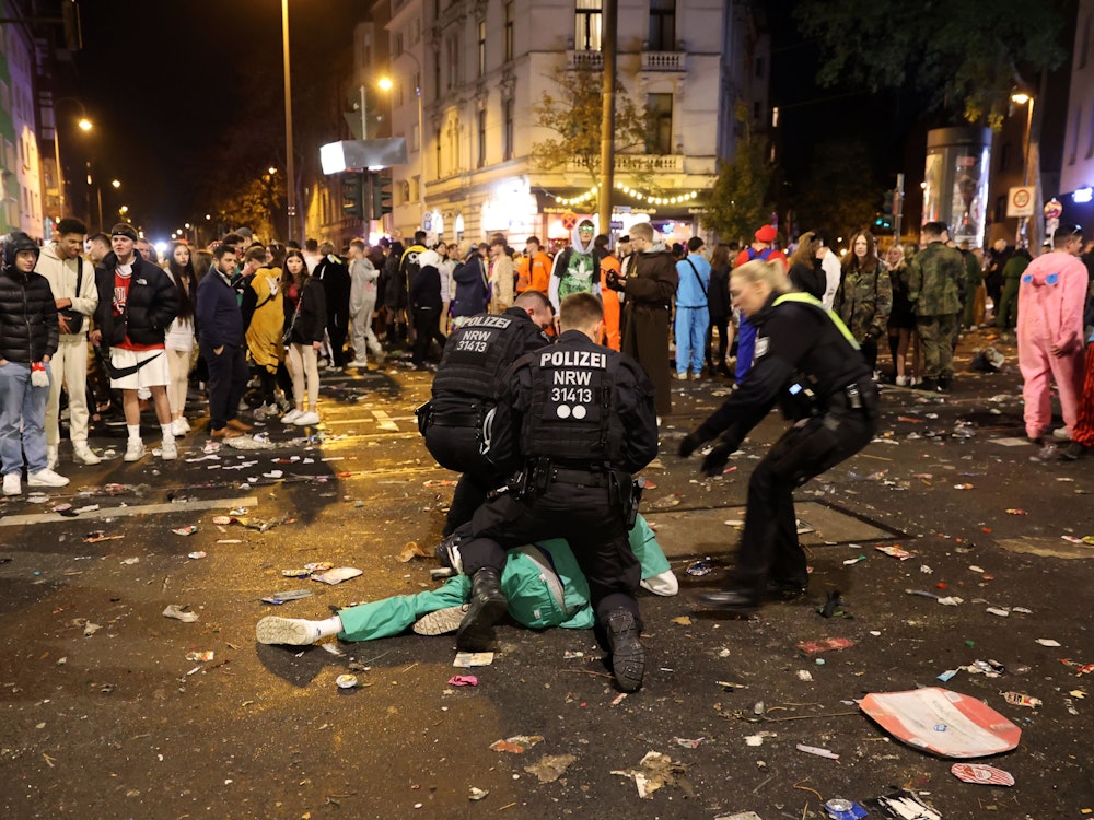 Polizeieinsatz an Karneval