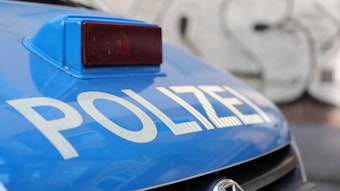 Symbolfoto von Kölner Polizeiauto.