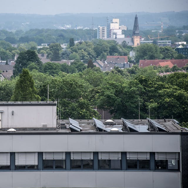 Die WGL-Verwaltung mit Photovoltaik-Anlage auf dem Dach.