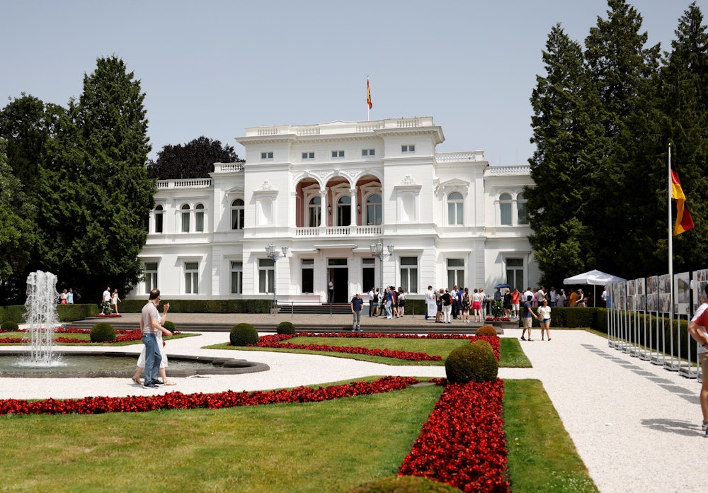 Die Villa Hammerschmidt in Bonn bei einem Tag der offenen Tür am 18. Juni 2022