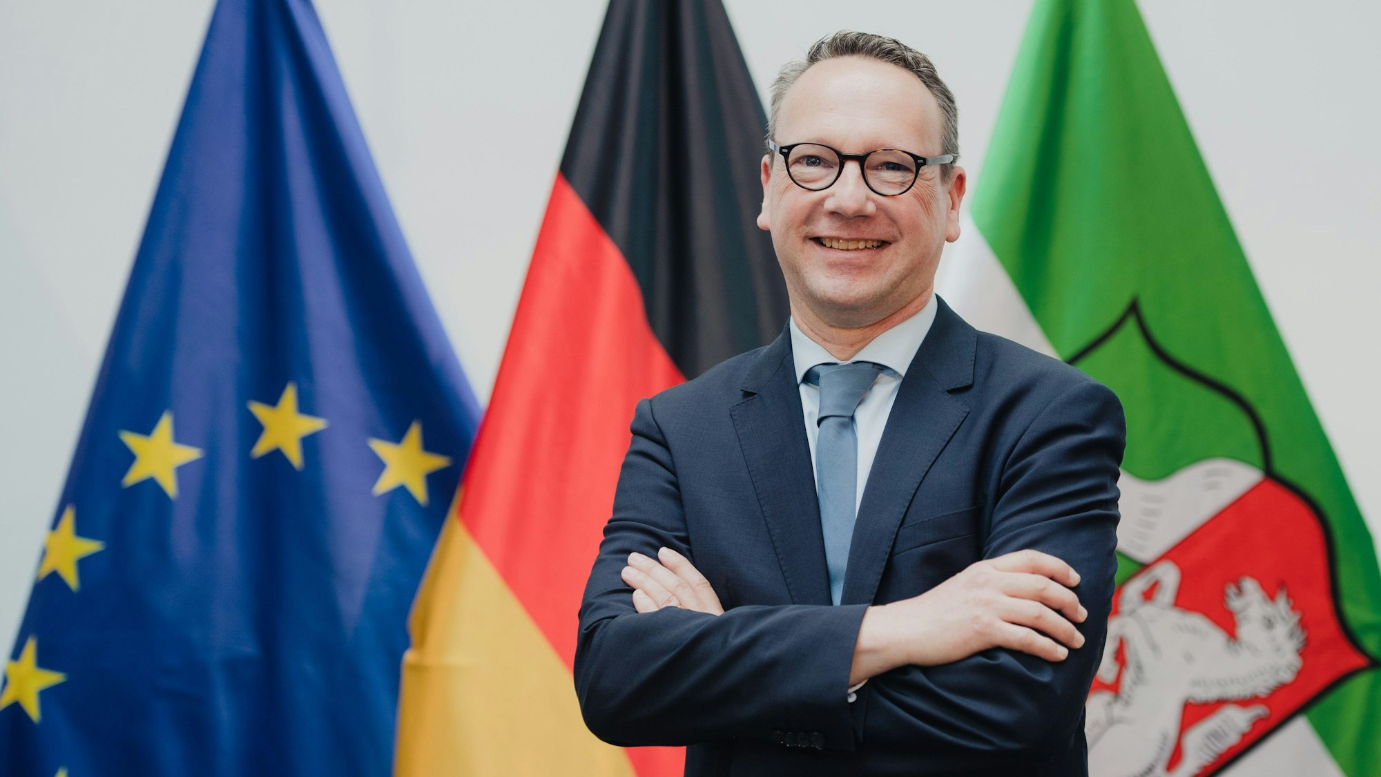 Benjamin Limbach, Minister der Justiz von Nordrhein-Westfalen, aufgenommen am Rande der Ernennung des neues Landeskabinetts.