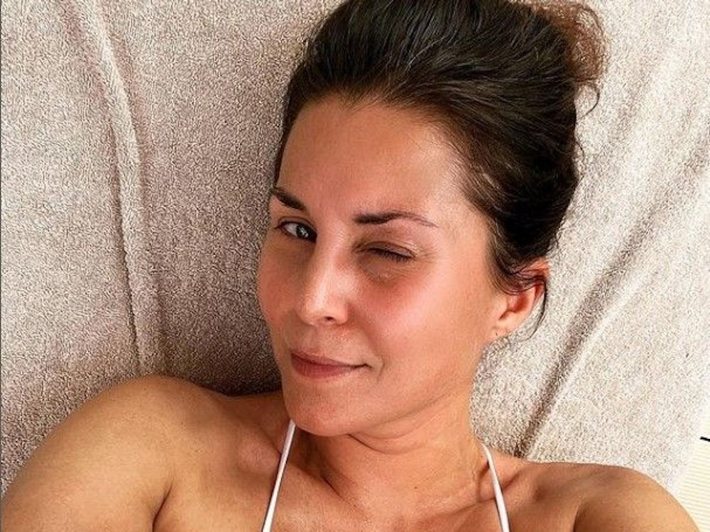 Vanessa Blumhagen, oben in einem ihrer vielen Selfies auf Instagram am 19. Juni.