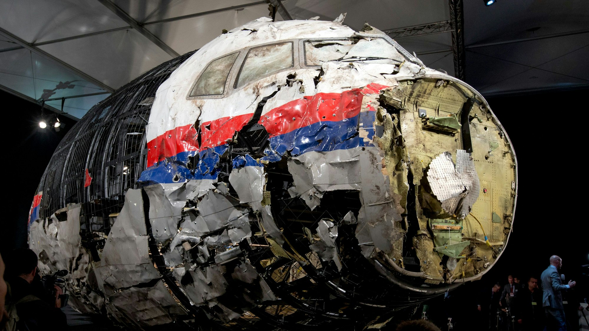 Tödlicher Treffer: Die Boeing 777 der Malaysia Airlines wurde über der Ukraine von einer Rakete zum Absturz gebracht.
