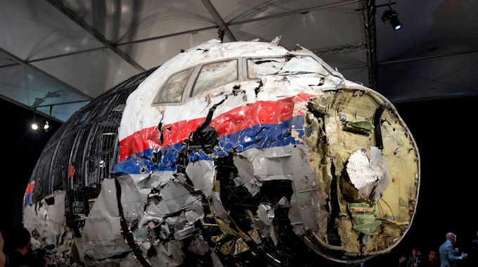 Tödlicher Treffer: Die Boeing 777 der Malaysia Airlines wurde über der Ukraine von einer Rakete zum Absturz gebracht.&nbsp;