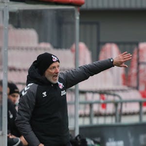 1.FC Köln U21 vs. SV Lippstadt, Regionalliga West, Saison 2022/23, Mark Zimmermann (1. FC Köln), 19.11.2022, Bild: Herbert Bucco