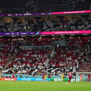 WM-Stimmung in Katar? Viele Fans verließen das Stadion vorzeitig.