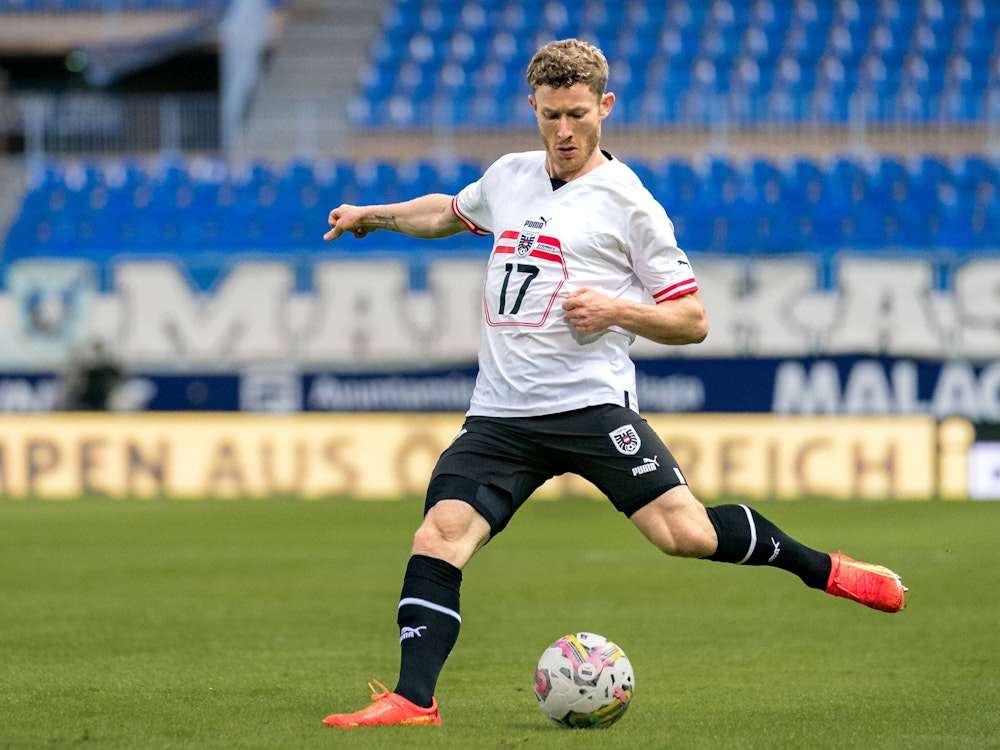 Florian Kainz spielt für Österreich gegen Andorra.